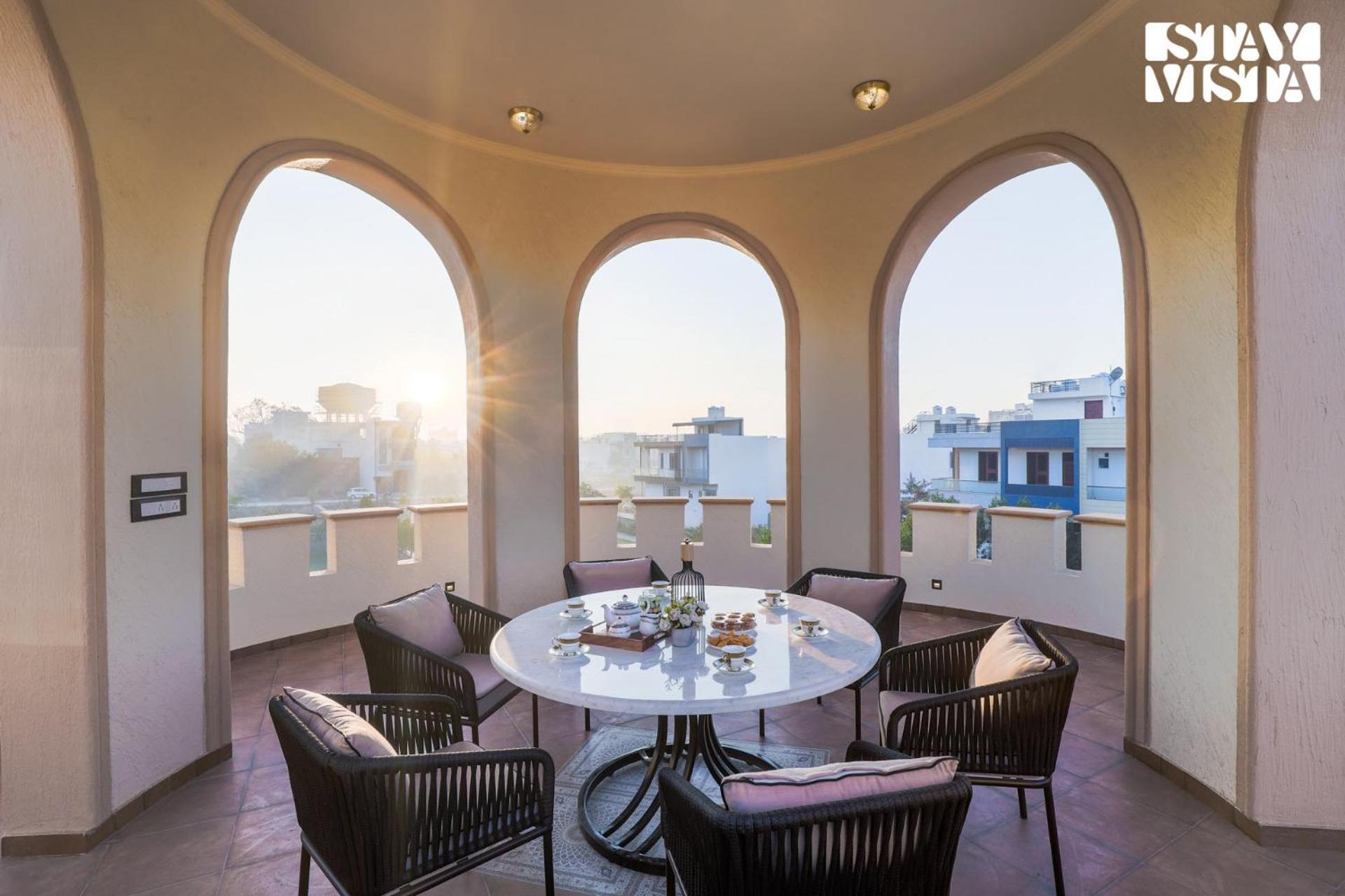 Stayvista'S Mystic Castle With Terrace, Swimming Pool, Lawn With Gazebo 斋浦尔 外观 照片